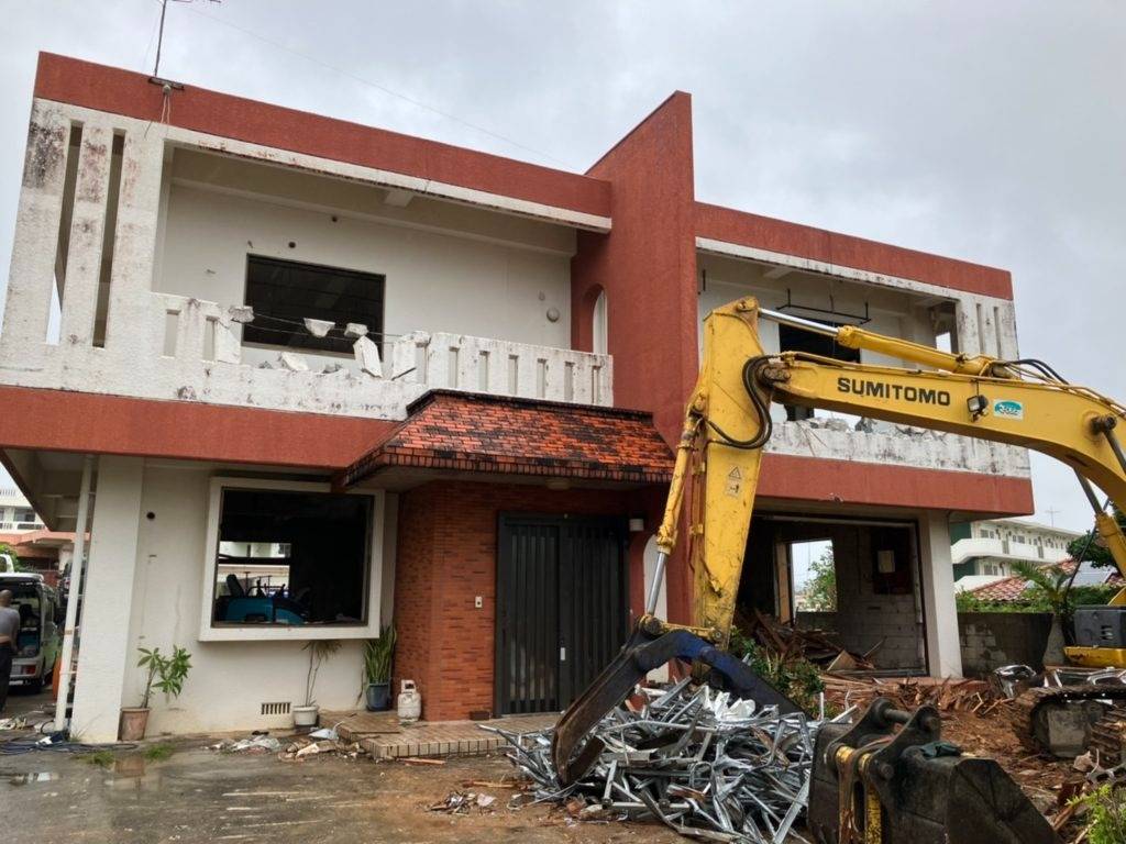 うるま市石川M様邸解体工事