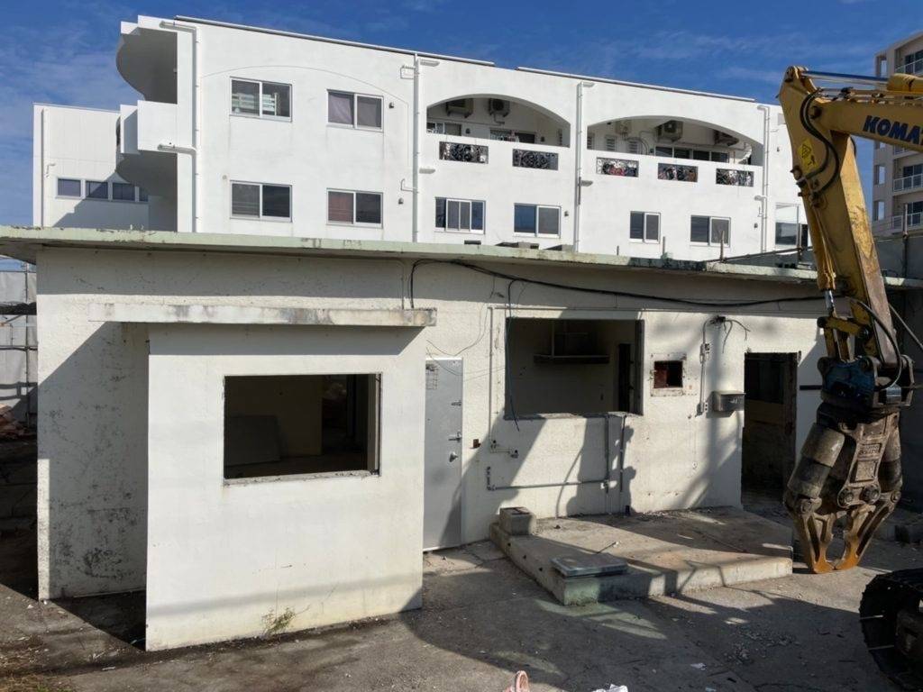 北谷町浜川S様邸解体工事