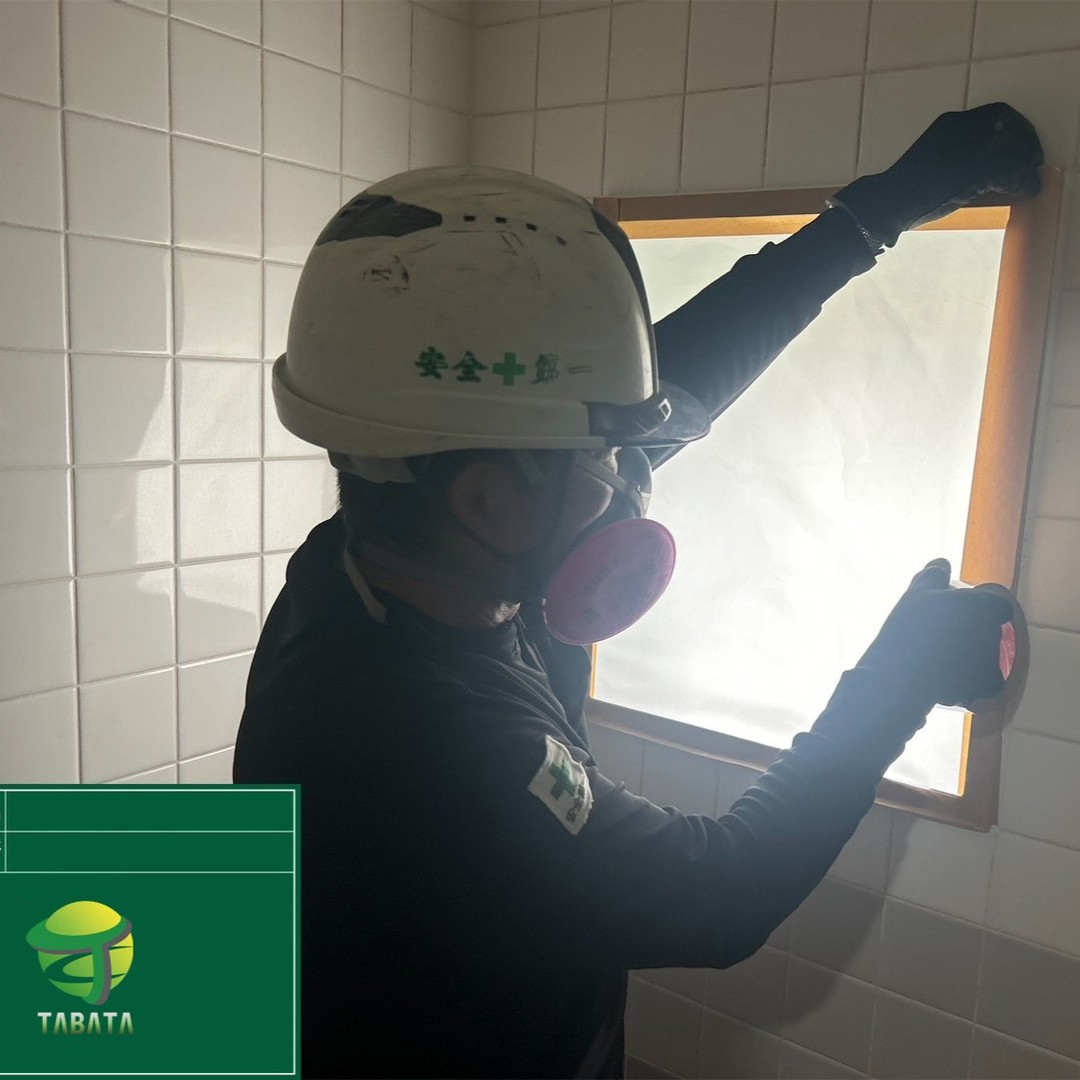 浦添市沢岻アスベスト撤去工事